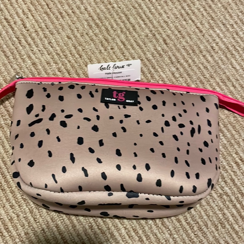 New Taylor gray Michelle small neoprene carryall bag